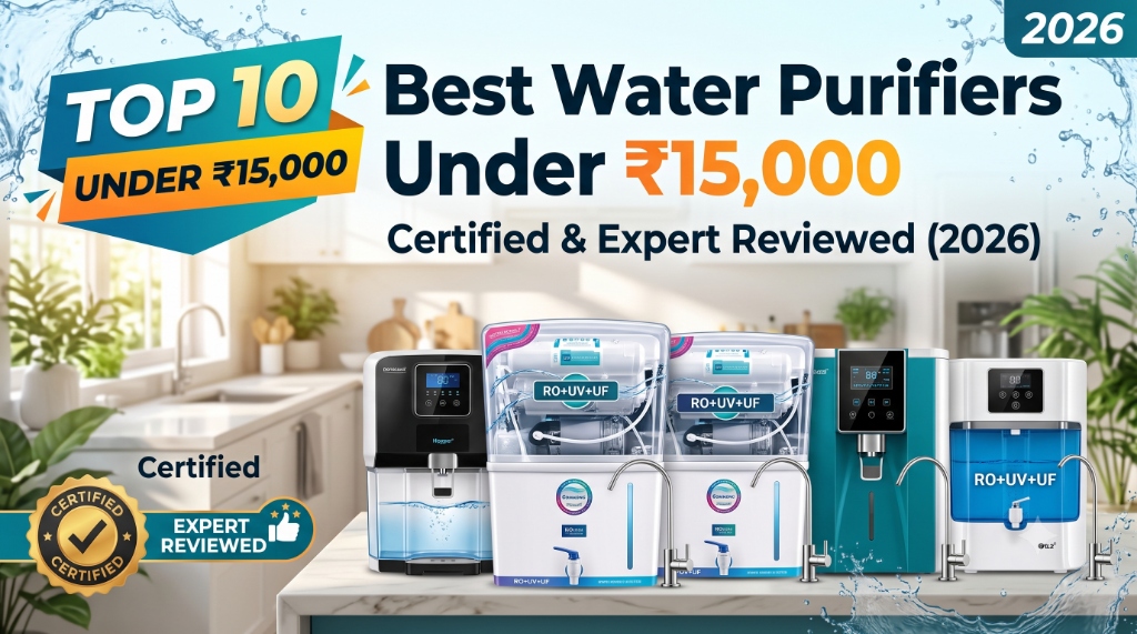 Top 10 Best Water Purifiers Under ₹15,000: Certified & Expert Reviewed (2026)