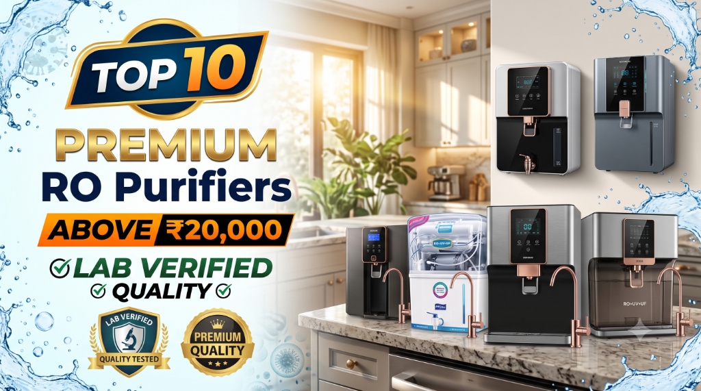 Top 10 Premium RO Purifiers Above ₹20,000 (Lab Verified Quality)